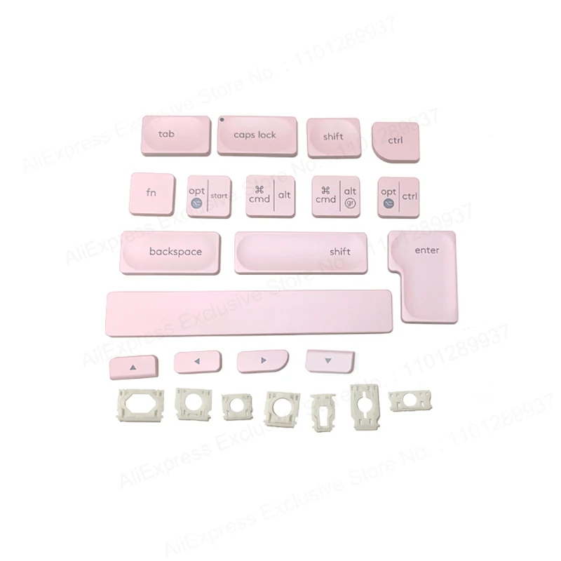Фото Запасные ключи и зажимы для клавиатуры ноутбука для Logitech Craft MX Keys Mini Pink Esc F1 F2 F3 F4 F5 F6 F7 F8 колпачок и петля №4
