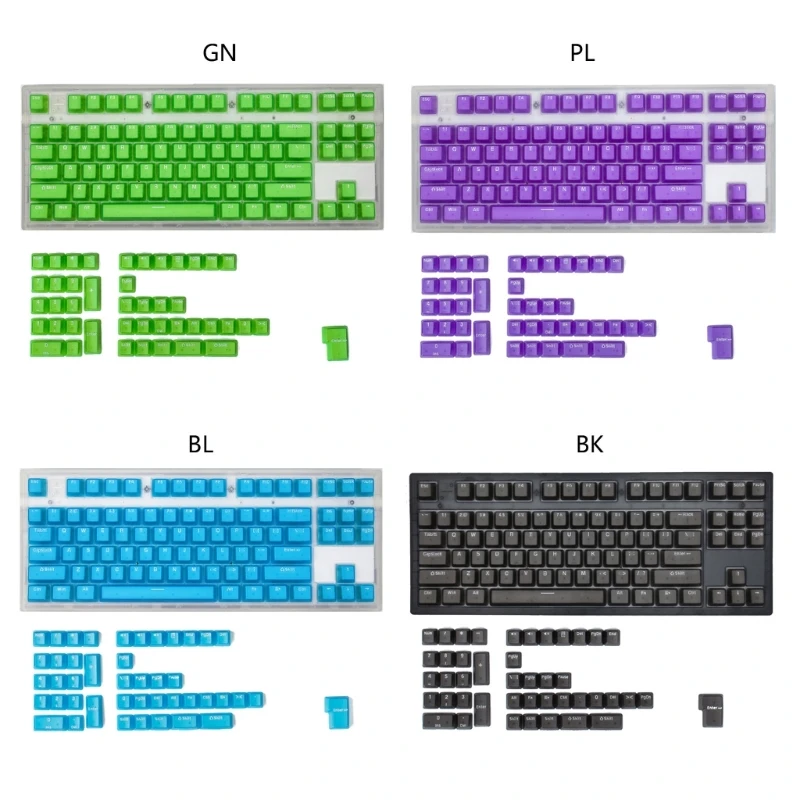 

131-клавишный набор колпачков для ключей с двойным выстрелом, OEM-профиль для механической клавиатуры, Прямая поставка