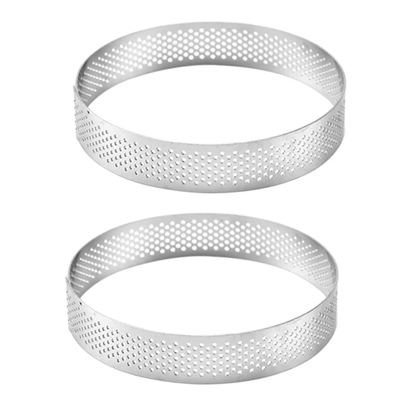 

2 шт., кольцо для пиццы, из нержавеющей стали, 20 см
