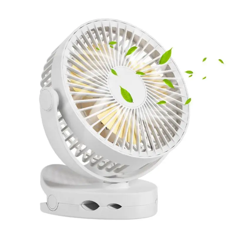 

USB Clip Fan Portable Clip On Fan For Bed USB Rechargeable Clip On Fan For Bed Mini Fan With Clip Stroller Fan Desktop Bedroom