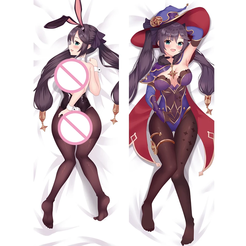 

Genshin Impact Sexy Mona Cosplay Подушка дакимакура Peachskin 2Wt 59 ''длинный Чехол для сна Otaku Moegirl наволочка подарки