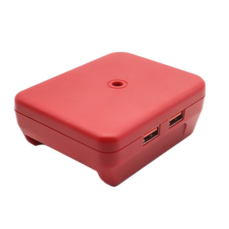 Адаптер для аккумулятора с двумя портами быстрой зарядки USB литий-ионного Milwaukee 18