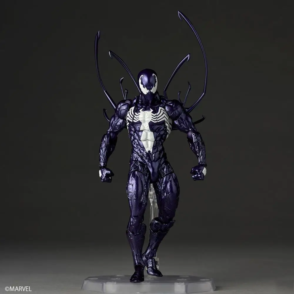 Фото Горячая распродажа в наличии: Фигурка Человека-паука-симбиота Kaiyodo Revoltech Amazing Yamaguchi, фиолетовая версия, модель из аниме. №4