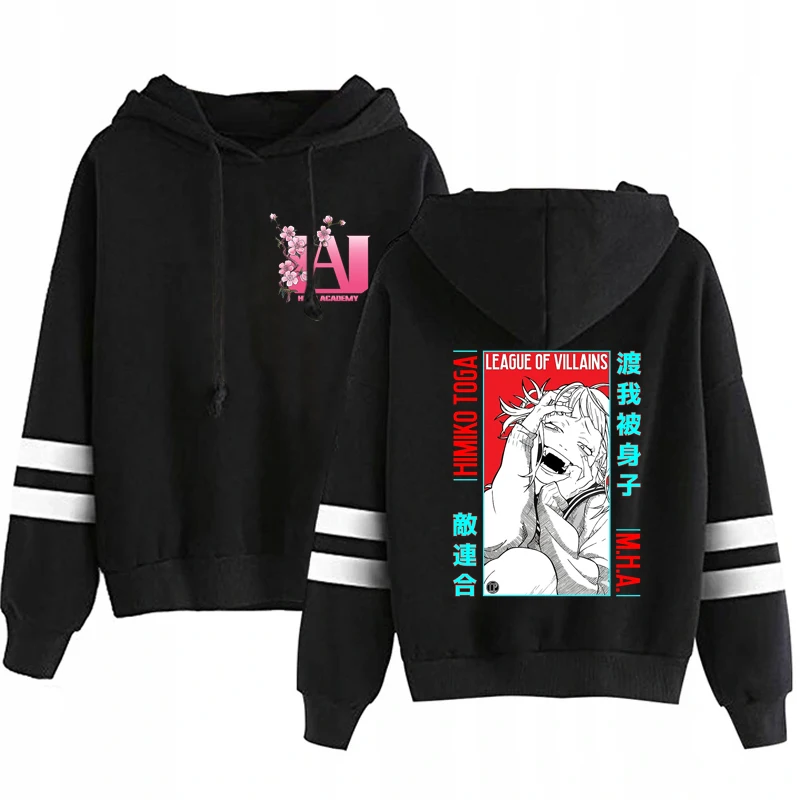 

Женские толстовки химико Тога Классическая Толстовка с капюшоном Eijiro Kirishima Tomura Shigaraki моя геройская Академия худи в стиле Харадзюку