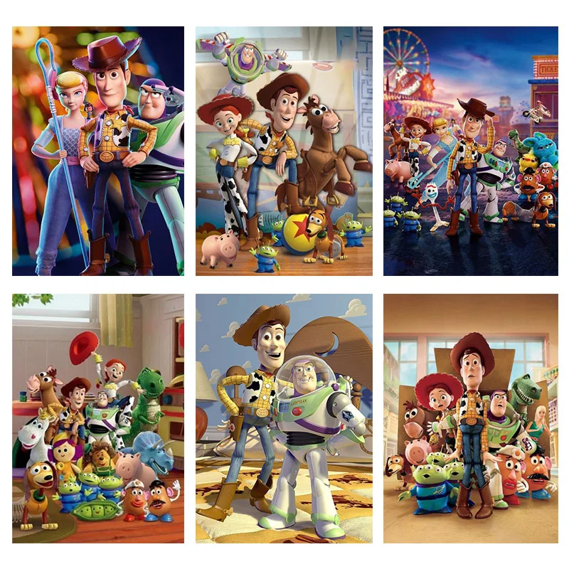 

Алмазная живопись «сделай сам», картина из квадратных и круглых страз Disney 5D, экологичное ремесло, вышивка из страз, семейный Декор