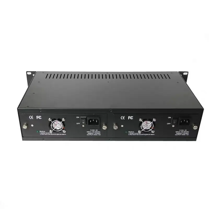 2U 14 Slots Rack Mount Chassis Media Converter 14 Slots Insert ez32