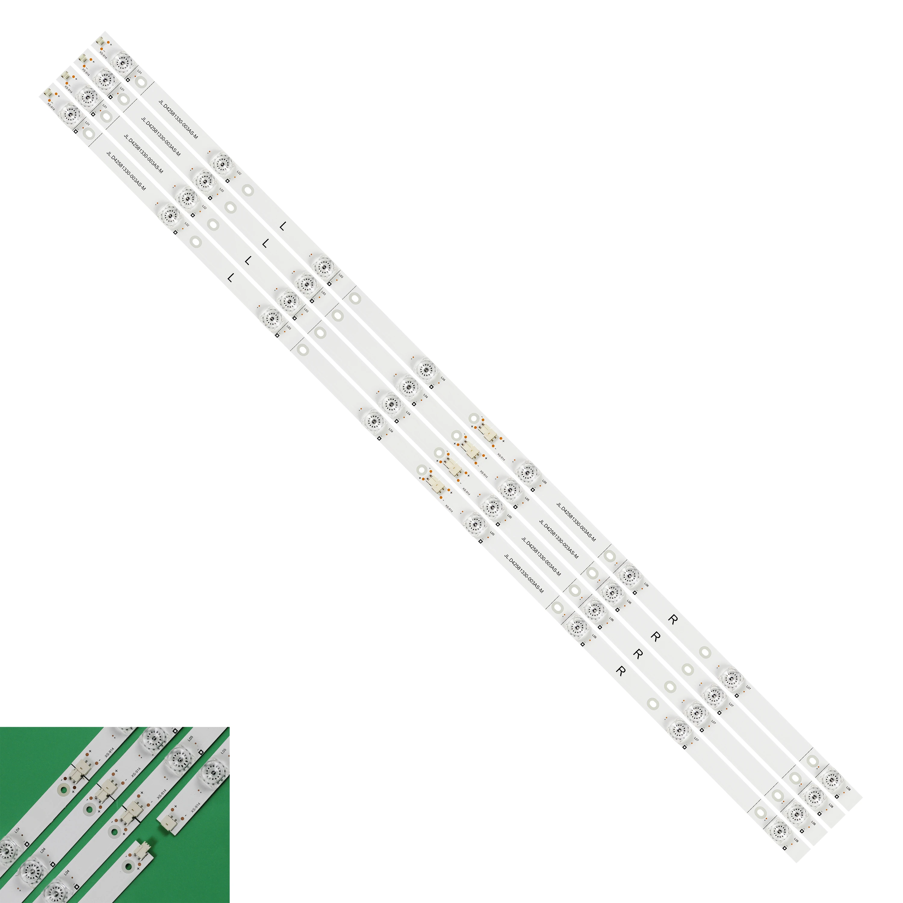 Лента светодиодной подсветки для Hisense JL.D 42581330 -003AS-M 43H6E H43A6100 43RGE JHD425S1U51-T0 Panasonic