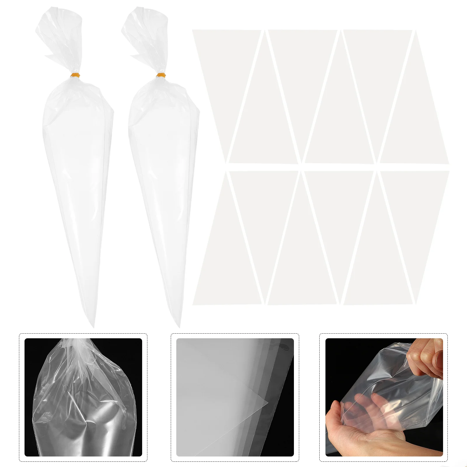 

50 Pcs Construction Pointing Bag Tools Disposable Pastry Bags Ceramic Tile