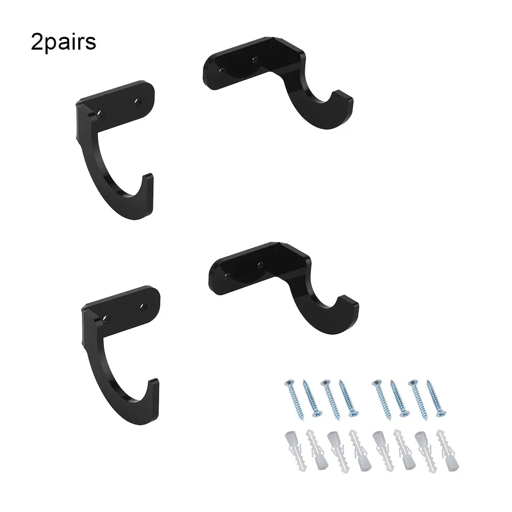 

2pairs Wall Mounted Includes Hardware Display Stand Universal Storage Holder Light Sword Rack Easy Install Indoor Memorabilia