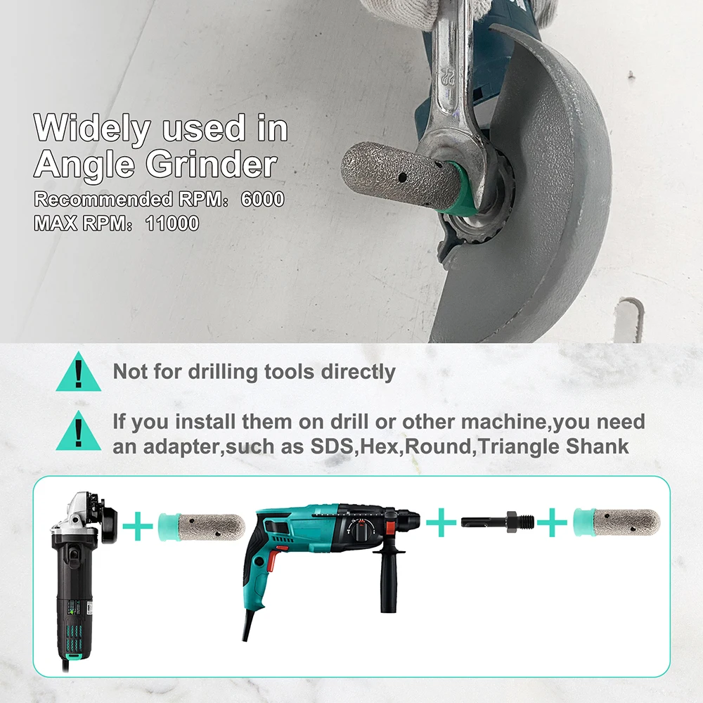 1 шт. резьба 5/8-11 или M14 алмазные наконечники LEKOMESH для фрезерования столешницы