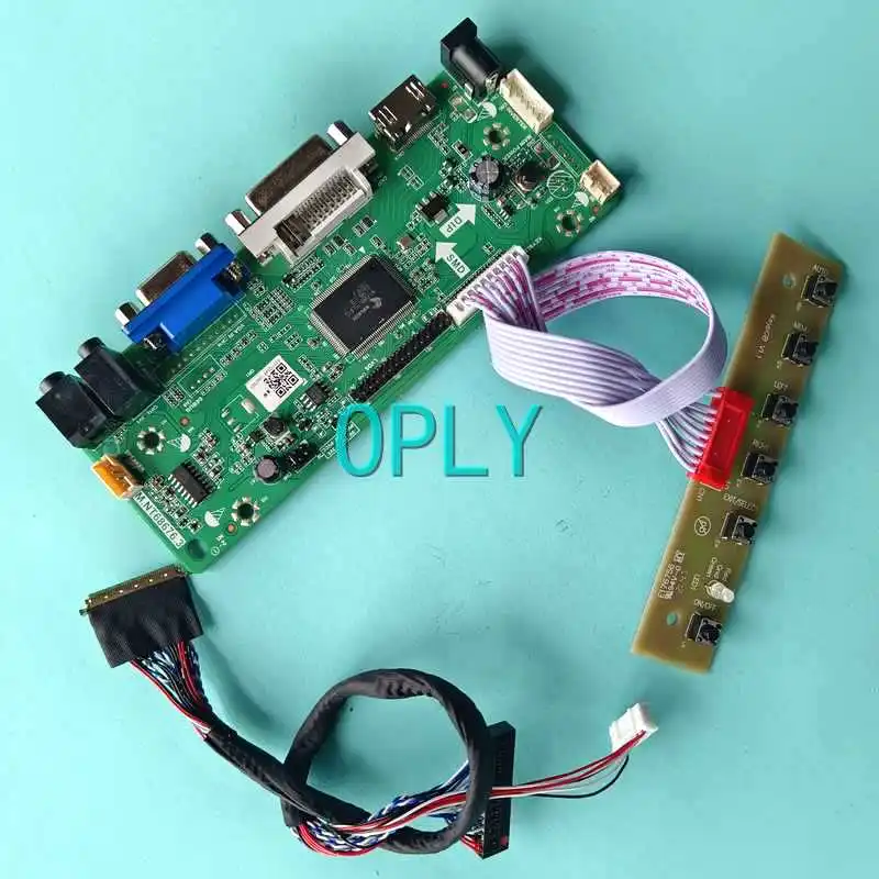 

Laptop Display Screen Controller Board Fit LTN173KT01-A01/H01/K01/T01 DIY Kit HDMI-Compatible 17.3" 1600*900 LVDS 40-Pin VGA DVI