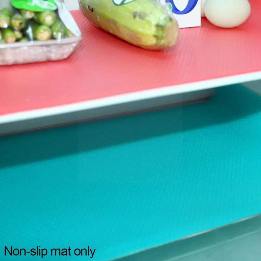 

4 Pieces of Cabinet Mat Refrigerator Mat Can Be Cut Insulation Anti-fouling Mat Easy Waterproof Heat Refrigerator to Clean C8C0
