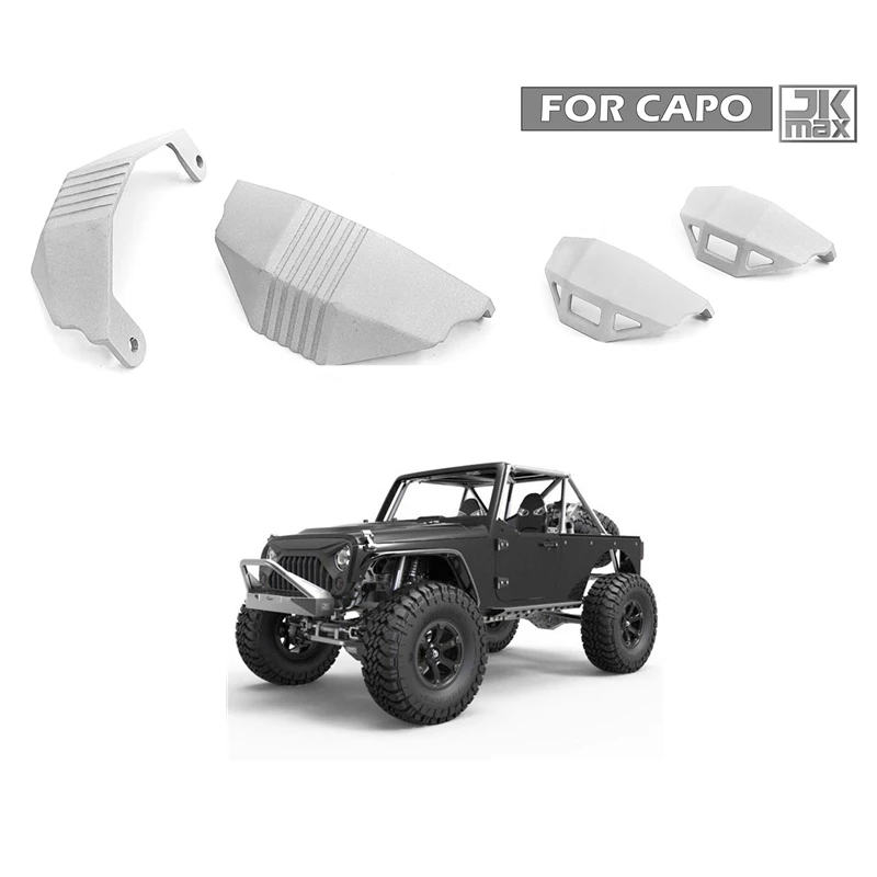 

Alluminum сплав автомобиля Защита оси для 1:8 весы Рок Гусеничный грузовик Capo Jkmax Вариант Часть