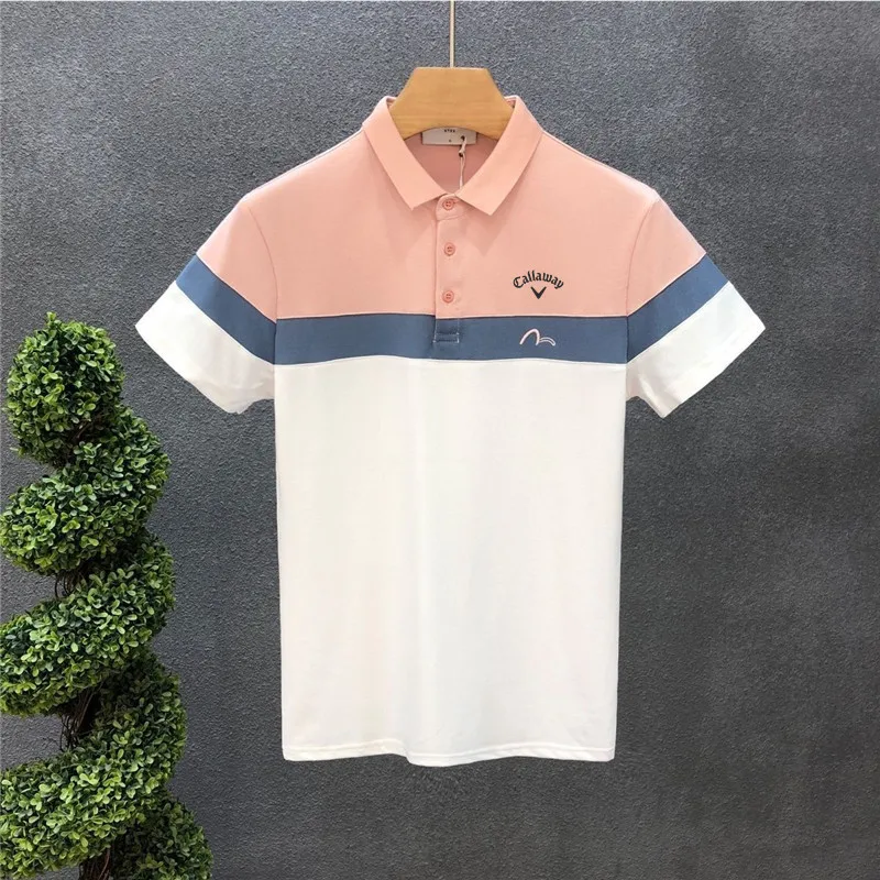 

GOLF summer Men Golf clothing Golf wear Men Short Sleeve T-Shirt Golf T-Shirt Sports Outdoor Sports Shirts Summer golf Shirts