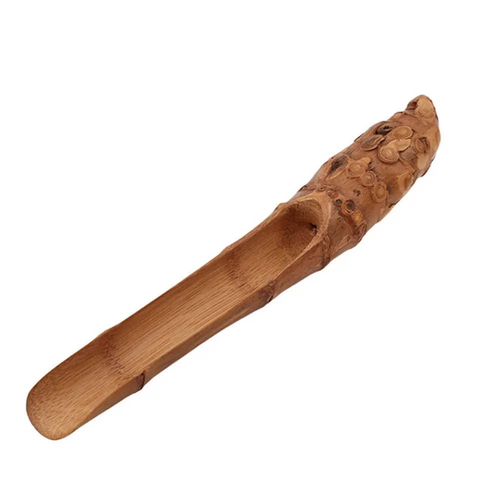 

Scoop Wooden Spoon Tea Salt Coffee Bath Mini Spoons Kitchen Kung Fu Scoops Wood Condiment Candy Loose Practical Teaspoons Cup