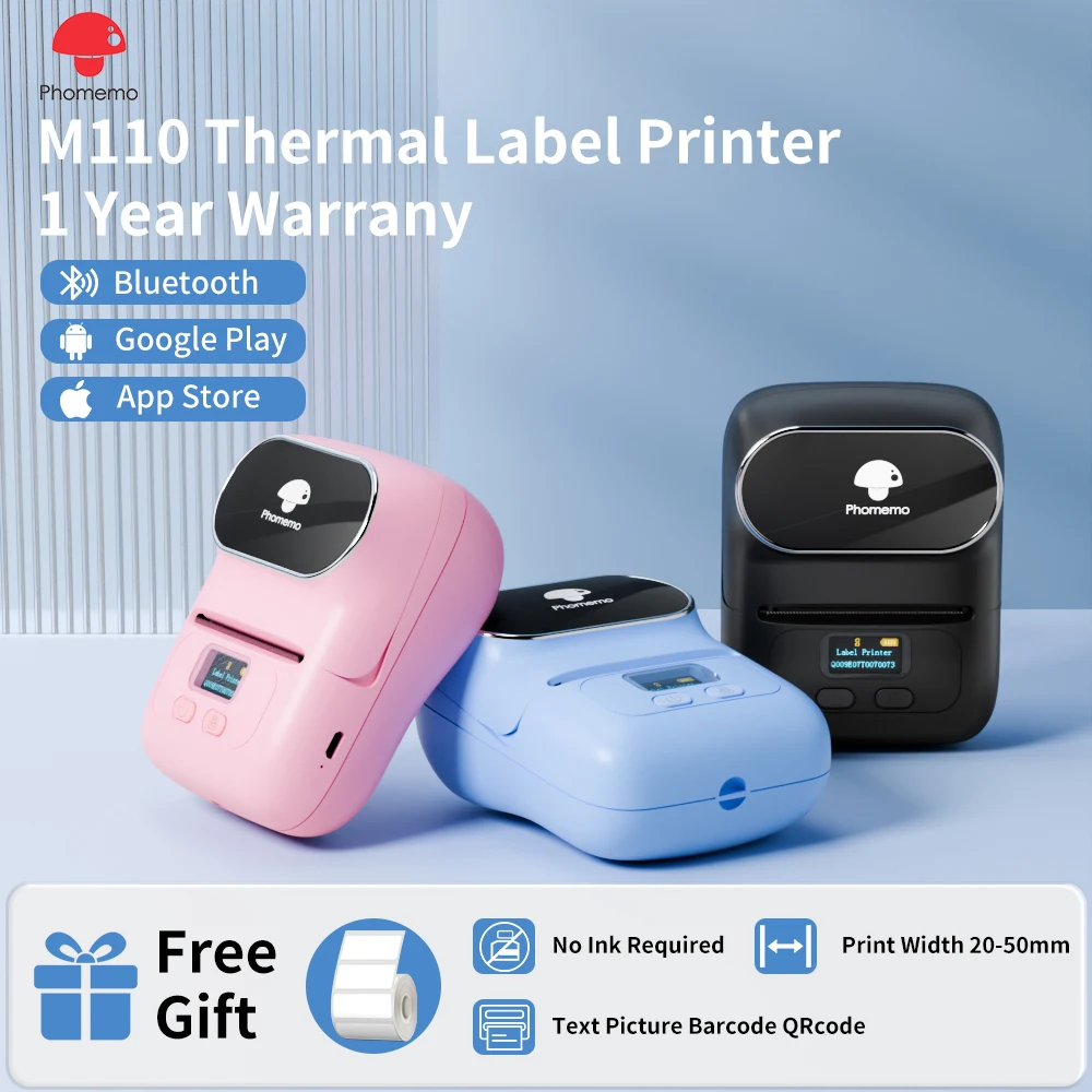 Портативный термопринтер Phomemo M110 | AliExpress