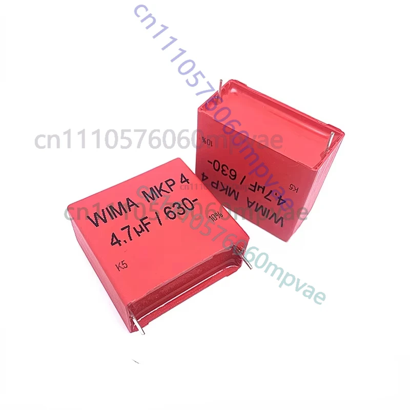 Фото 2 шт. пленочные конденсаторы WIMA 630V 475 4.7UF 630V 4U7 475K 10% MKP4, шаг 37.5 мм №2