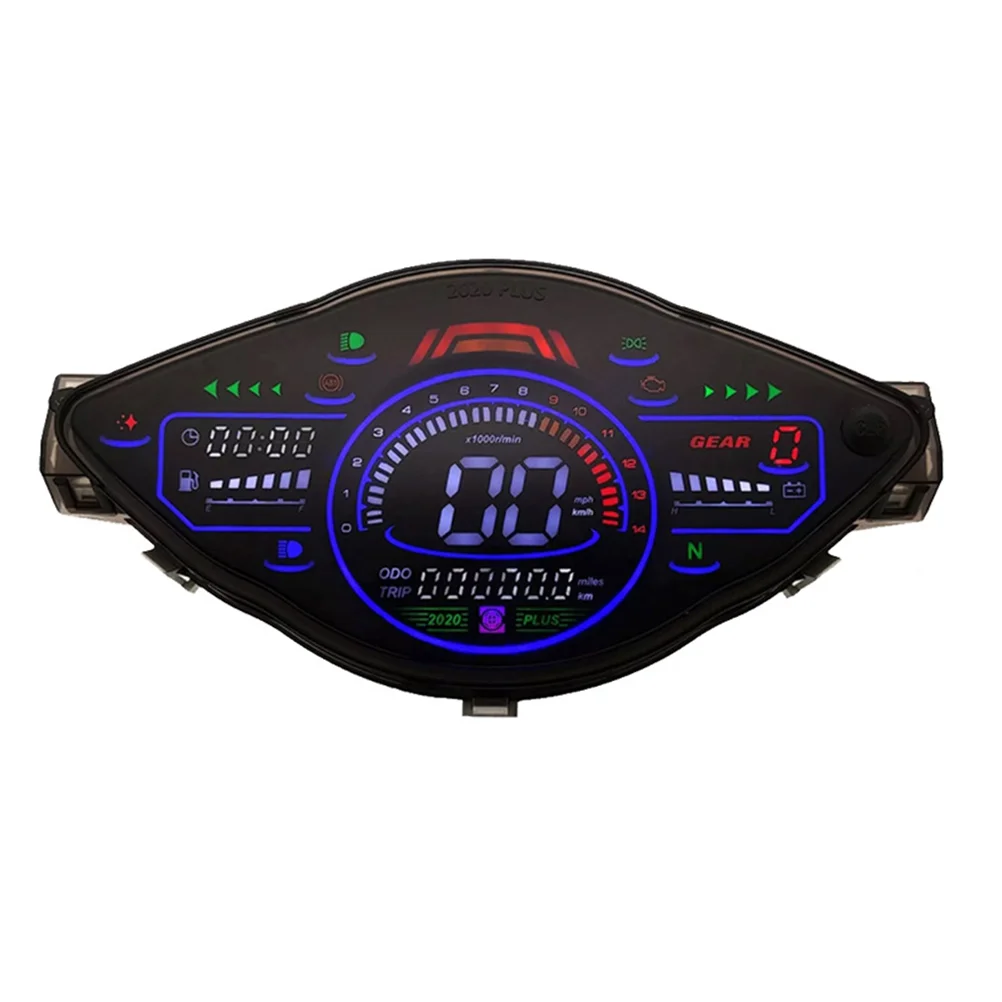 

1Pc Practical Durable Motorcycle Odometer Motorcycle Speedometer Motorcycle Accessory