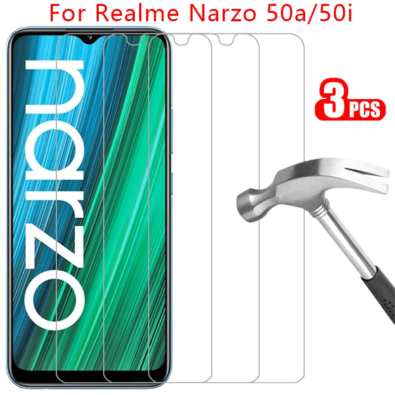 

protective tempered glass for realme narzo 50a 50i prime screen protector on narzo50a narzo50i 50 a i a50 i50 film realmi reame