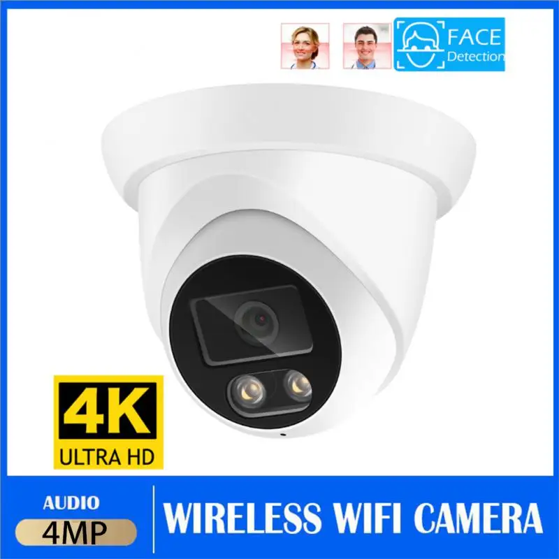 

4K IP Camera Motion Detection Audio Dual Light H.265 Onvif CCTV Metal Dome POE WiFi Surveillance Cameras Security Protection