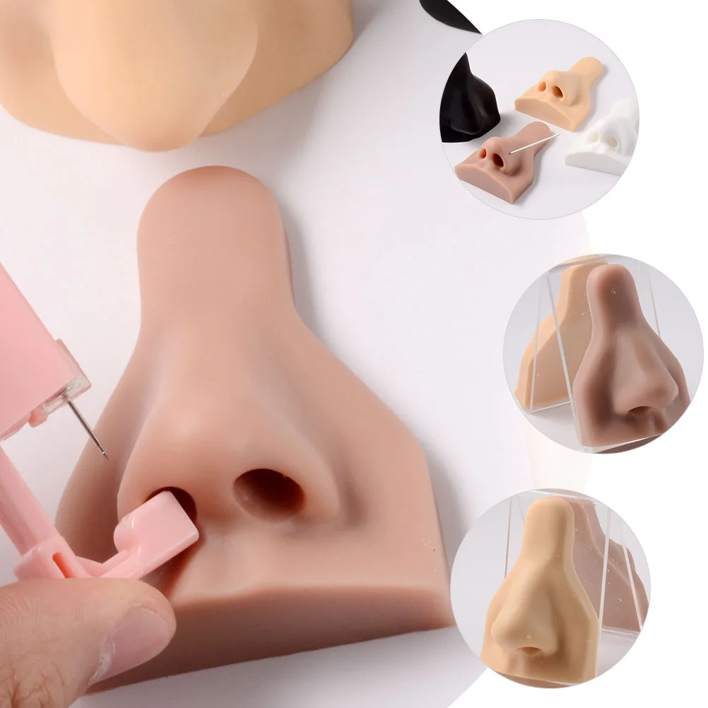 Силиконовая протез носа поддельная перегородка пирсинг ювелирные изделия