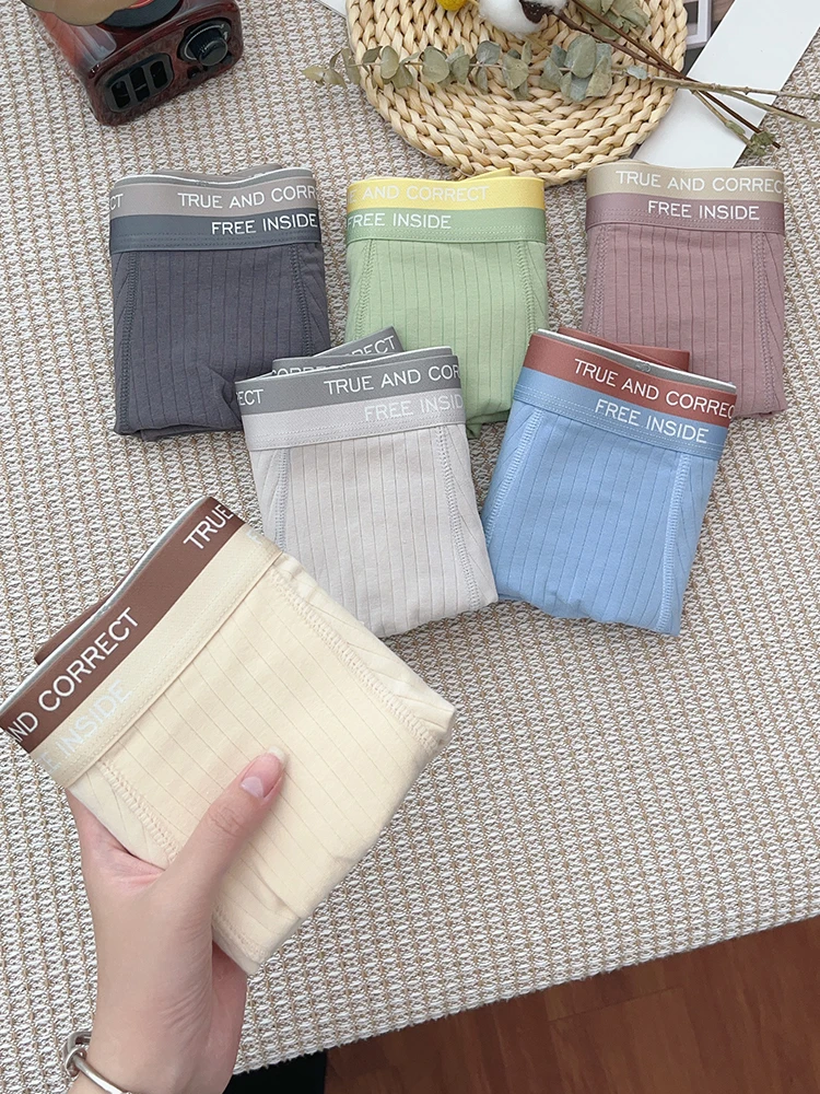 Ccaquick мужское нижнее белье из чистого хлопка дышащие удобные в вертикальную
