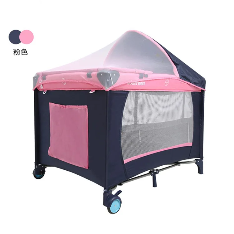 Wholesale Recruiting Agent Crib Foldable Portable Baby Coaxing Bed Multifunctional Bed In Bed