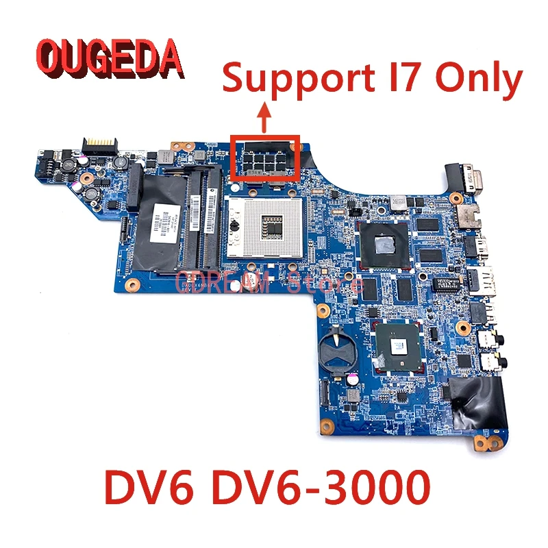   OUGEDA   HP DV6-3000 DA0LX6MB6H1 DA0LX6MB6F2 630278-001 592816-001 615278-001 HD5650 1 ,  