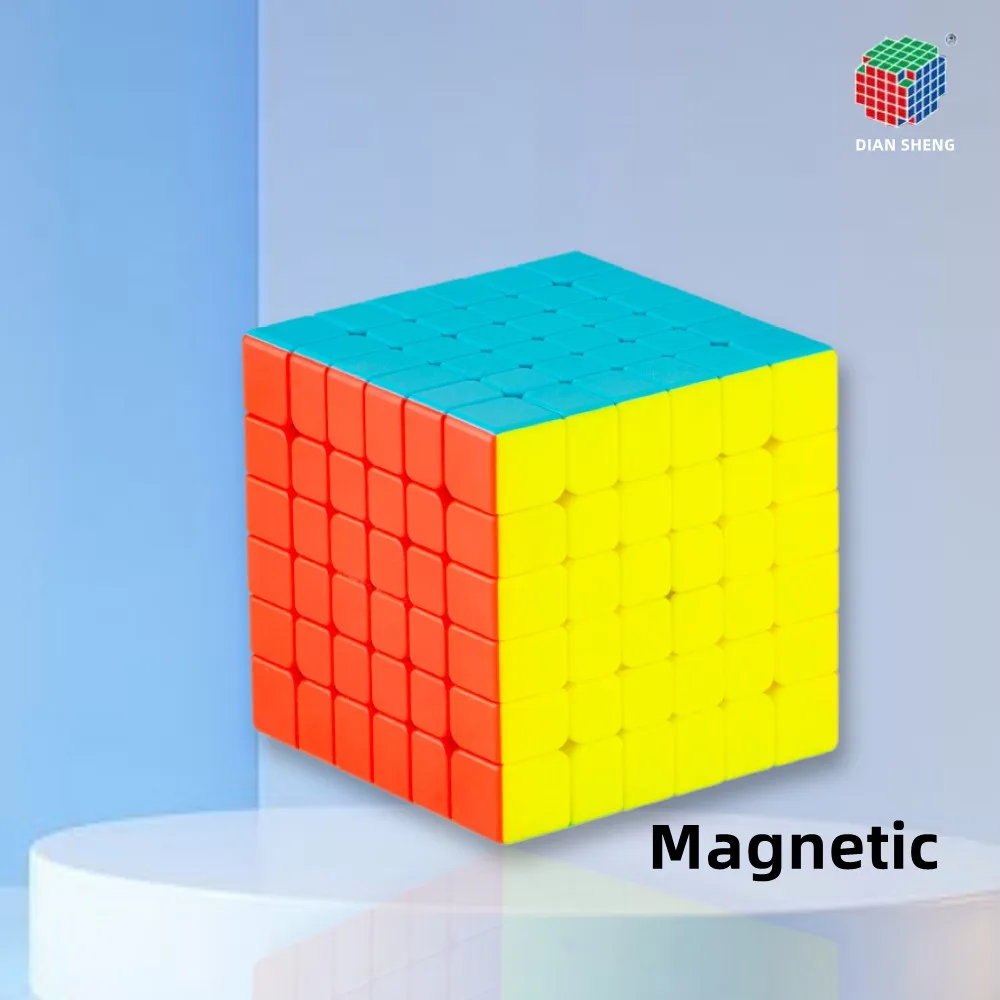 

diansheng magnetic cube 6x6 magic toy puzzle for children diansheng 6x6x6 speed cube magnet professional educational toys