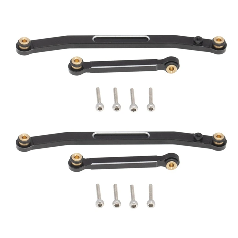 

2X Metal Tight Tolerance Steering Link Rod Upgrade Parts For 1/24 RC Crawler Axial SCX24 90081 AXI00002 Accessories