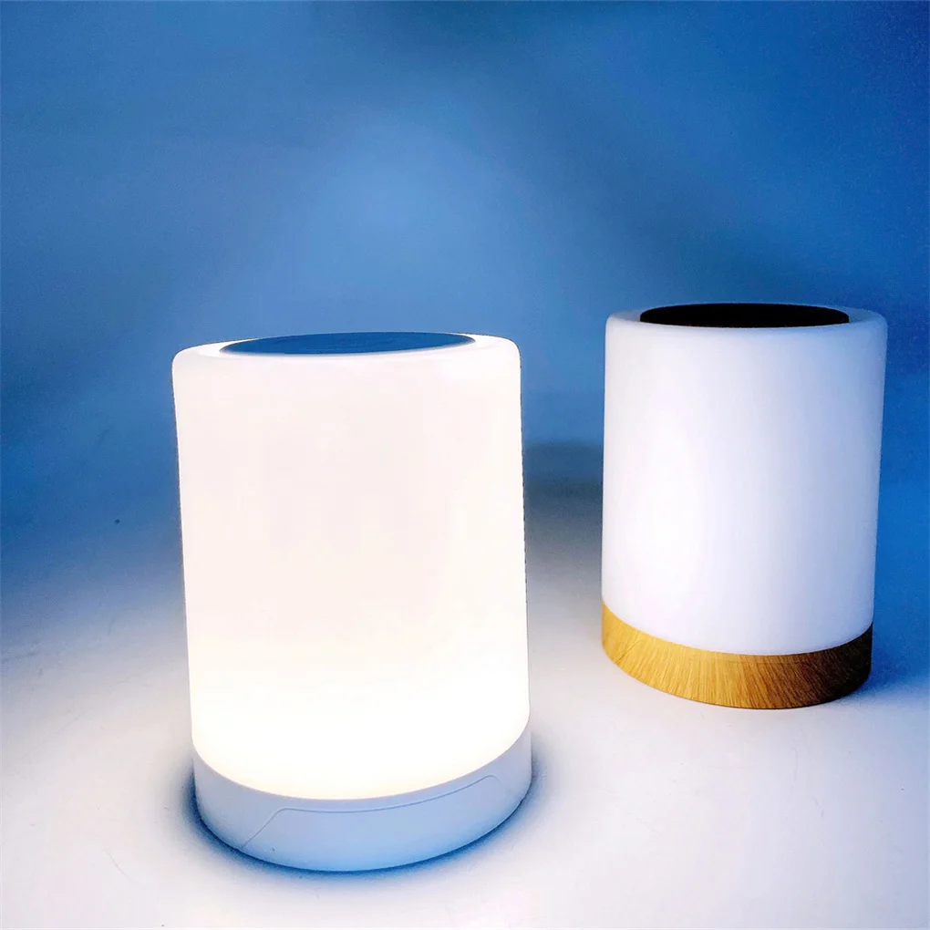 

USB Rechargeable LED Night Light Color Changing Bright Portable Nightlight Room Lamp Indoor Outdoor Travel Lighting Gifts