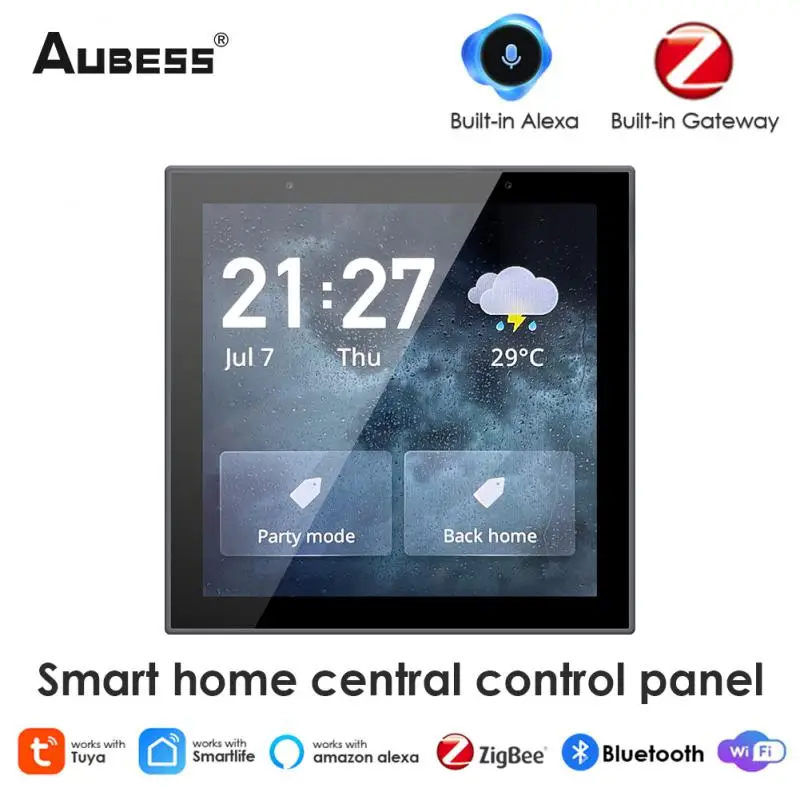 

Tuya Smart Home Control Panel Controls All Tuya Smart Products Such As Home Smart Speakers And Lights Smart Home Automation New