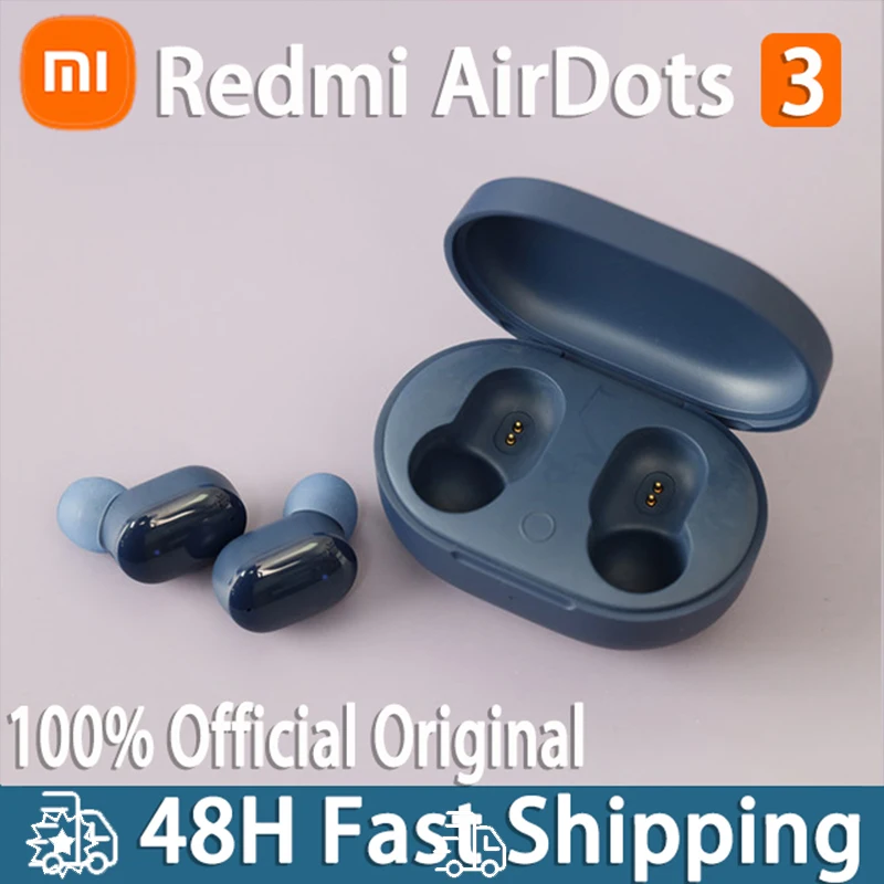

Xiaomi Redmi Airdots 3 Earphones Mi Original Xiaomi True Wireless Headphones Bluetooth Air Dots Headset TWS Earbuds Control