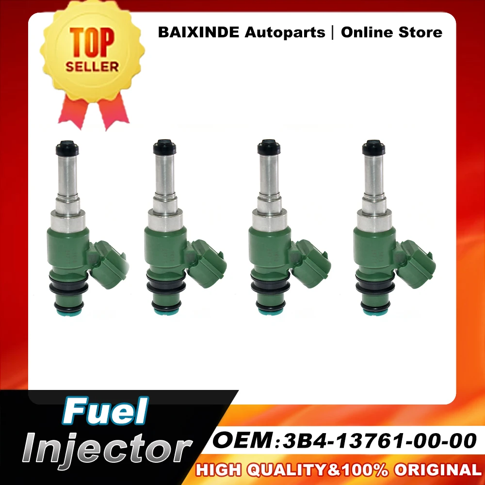 

OEM 3B4-13761-00-00 3B4-13761-0000 Форсунка топливного инжектора 4 шт. для Yamaha гризли550 700 YZ450FX YZ450F WR450F YZ450FB YFZ450 YFZ4