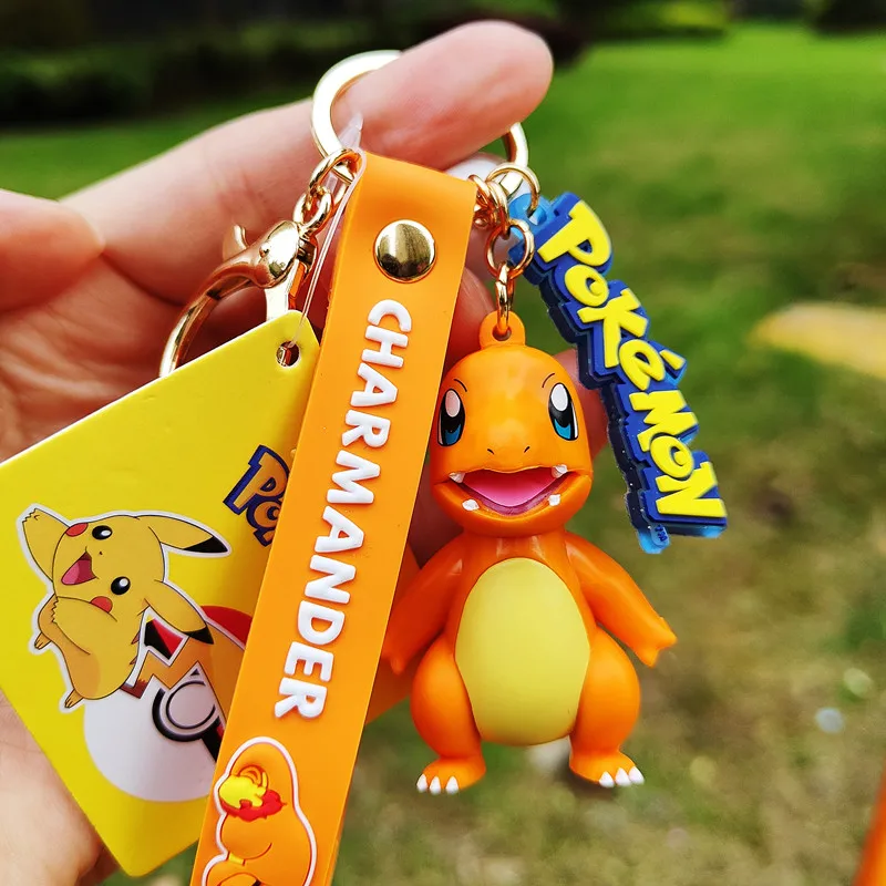 

Figuras Anime Keychain Pokemon Keyring Pikachu Psyduck Pokemon Figures Key Ring Key Chain Accessories Anime Toys Birthday Gifts