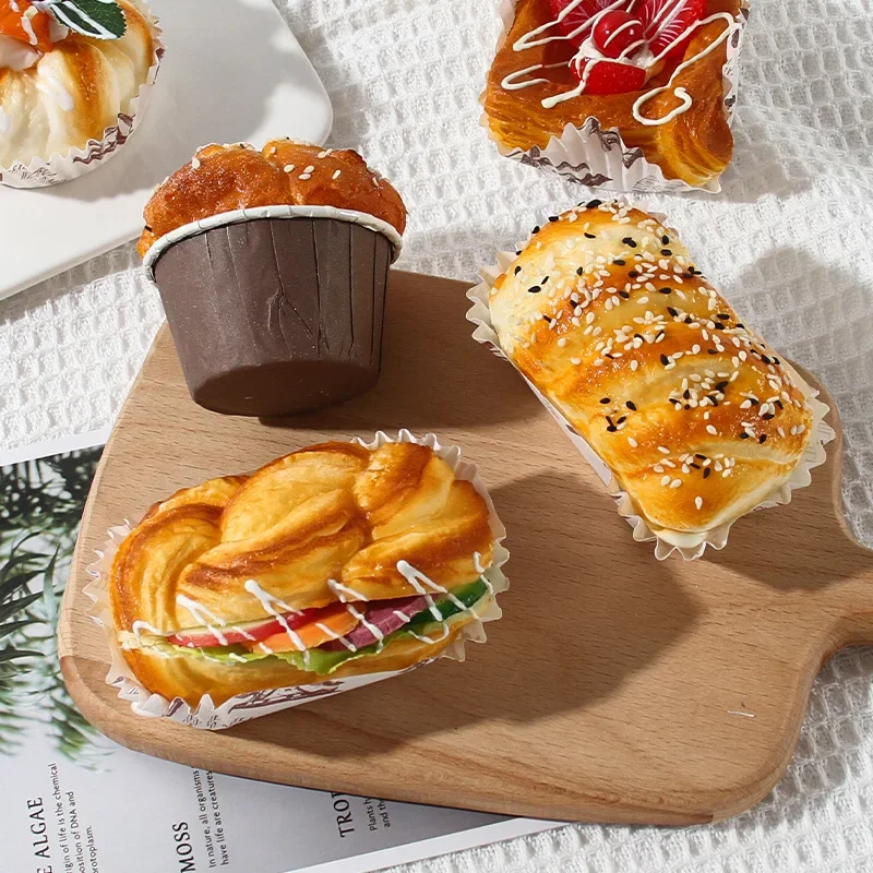 Имитация торта хлеба капкейка кондитерские изделия искусственный мягкий хлеб