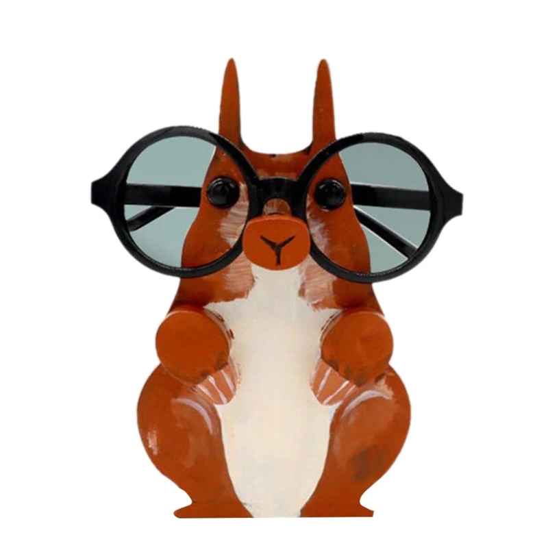 

Animal Glasses Rack Cute Animal Wood Carvings Sunglass Display Rack Shelf Eyeglasses Stand Jewelry Holder Showcase 40JA