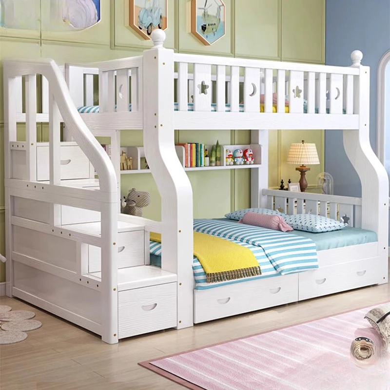 Двуспальная кровать для мальчиков и девочек роскошная современная в