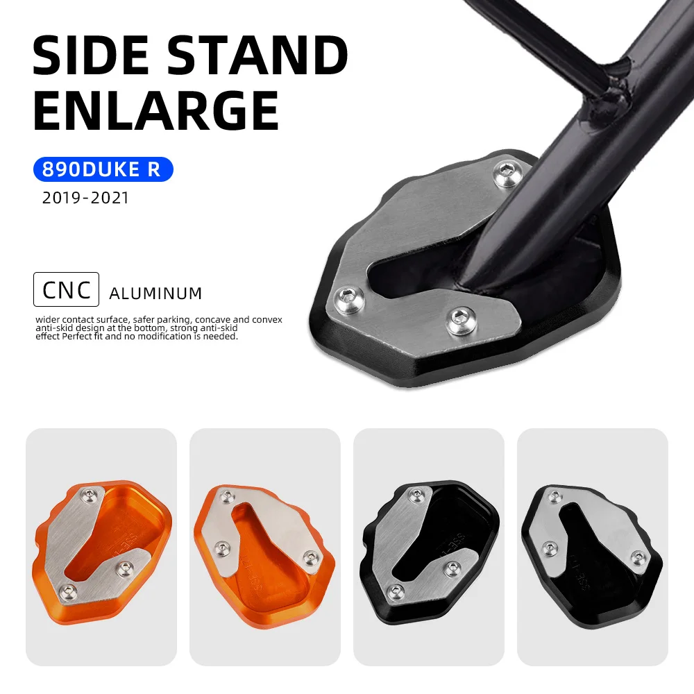 

FOR 890 R Side Stand Foot Extension Enlarger Plate Pad Support 890 R 2019 2020 2021 DUKE