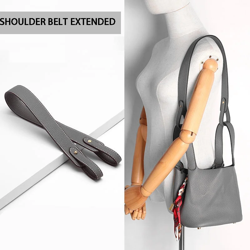 

BLUANA Women Bag Strap for Crossbody Picotin Lock Shoulder Straps Super Fiber Length 67cm CSY027