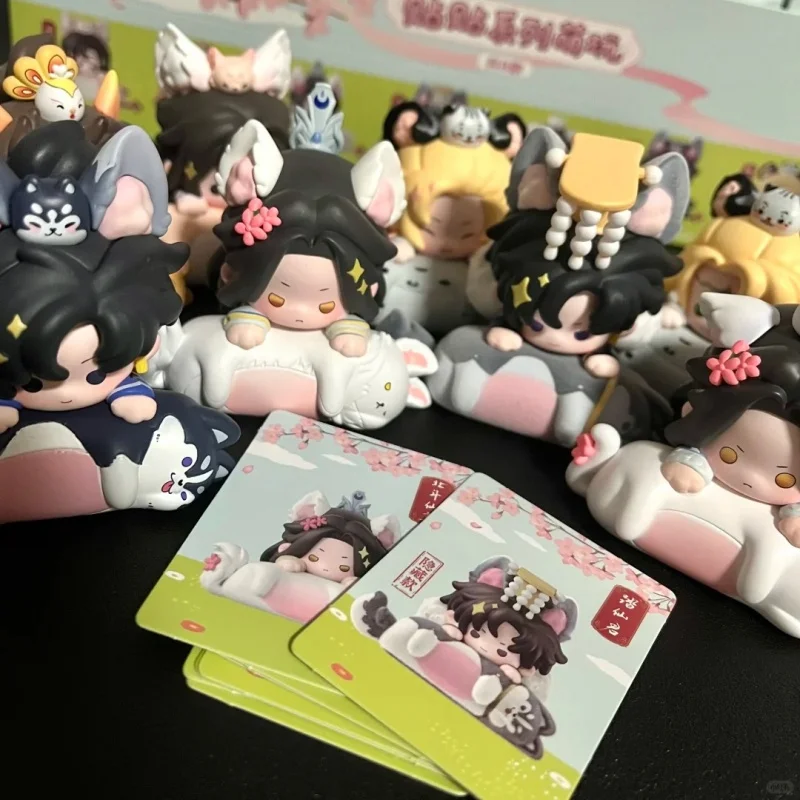 Фото Оригинальная серия Blind Box «Хаски и его белый кот Шизун: Вместе навсегда» — милая аниме-фигурка, загадочная коробка, игрушки для девочек Hippers №3