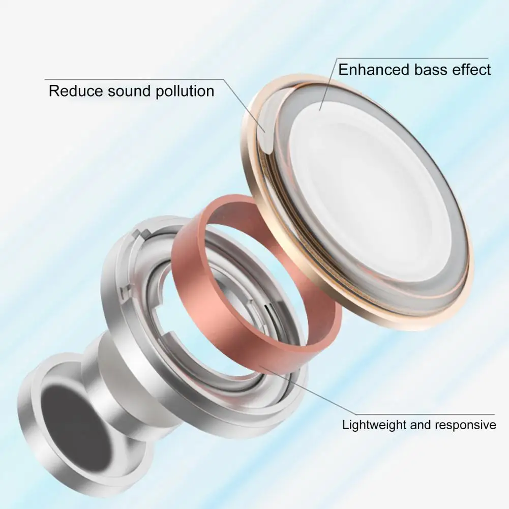

Противоскользящие полезные стереонаушники-совместимые с 5,2 наушники, легкие беспроводные эргономичные наушники для пеших прогулок