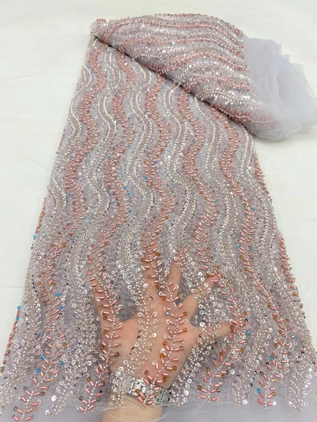 Французская сетчатая кружевная ткань с камнями 2024 новейшая африканская сетка