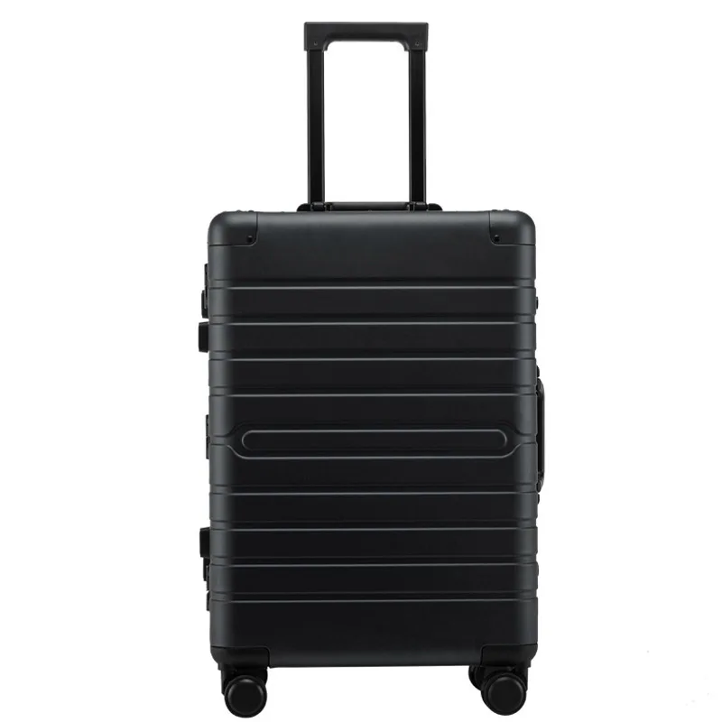 

Spinner Metal Large Aluminium Hand Luggage High Quality Hard Trolley Suitcase Rolling Luggage S14640-S14645 C1