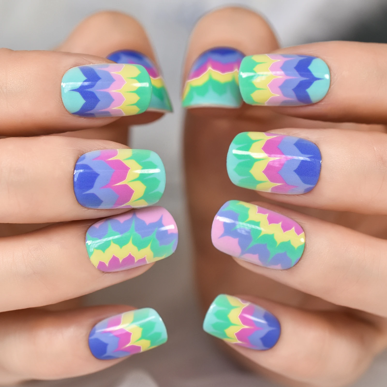 

Цветной Радужный гель для ногтей УФ-гель для маникюра УФ-гель для ногтей многоцветный гель dingнити для салонов дома полное покрытие с вкладками