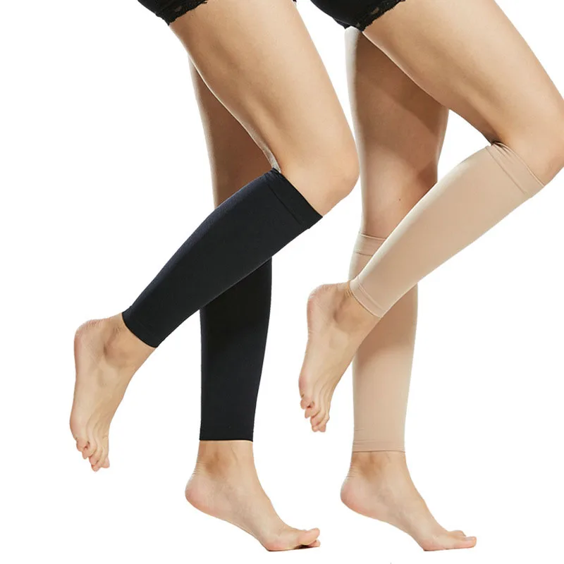 

1 Pair Compression Socks Fatigue Relief Woman Socks Calf Sleeve Gaiters Long Sock Elastic Protection Leg Warmer Calf Shaping