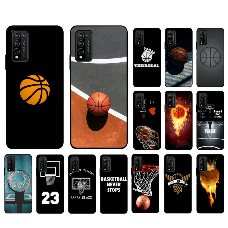 

Love Basketball Sport Phone Case for Huawei Honor 50 30 Pro 10X Lite 20 7A 7C 8X 9X Pro 9A 8A 8S 9S 10i 20S 20lite