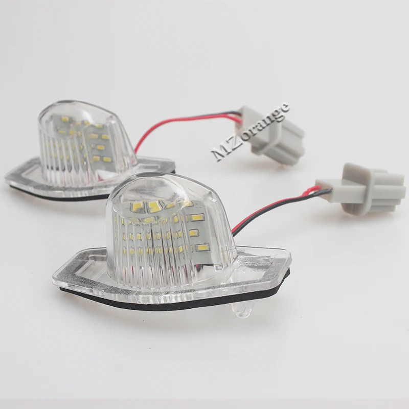 

Светодиодные номерные знаки без ошибок, 2 шт., лампа для Honda Crv 2007, подходит для Jazz Crosstour Odyssey