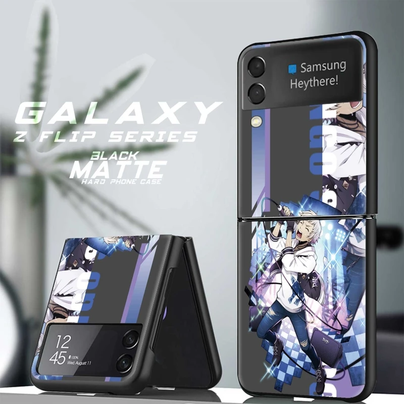 

Cover Case Bungo Stray Dogs Characters For Samsung Galaxy ZFlip Edge Hard Z Flip Flip3 Flip4 5G Zflip4 Zflip3 Luxury