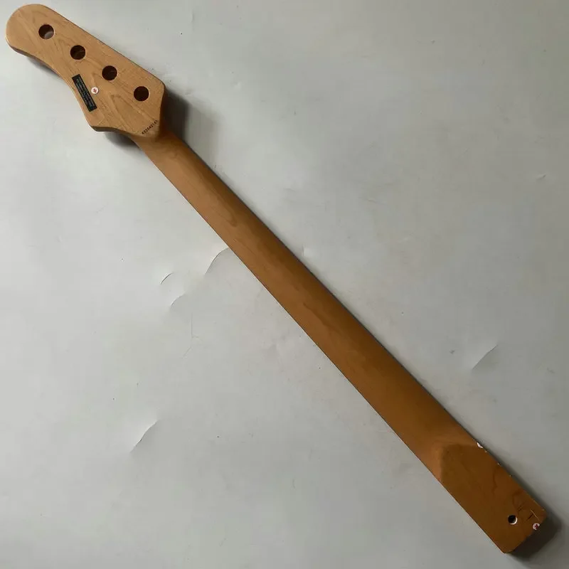 EN941 Original EKO 4 String Electric Bass Neck 21 Frets Maple With Rosewood for DIY Replace Wood Damage and Crack